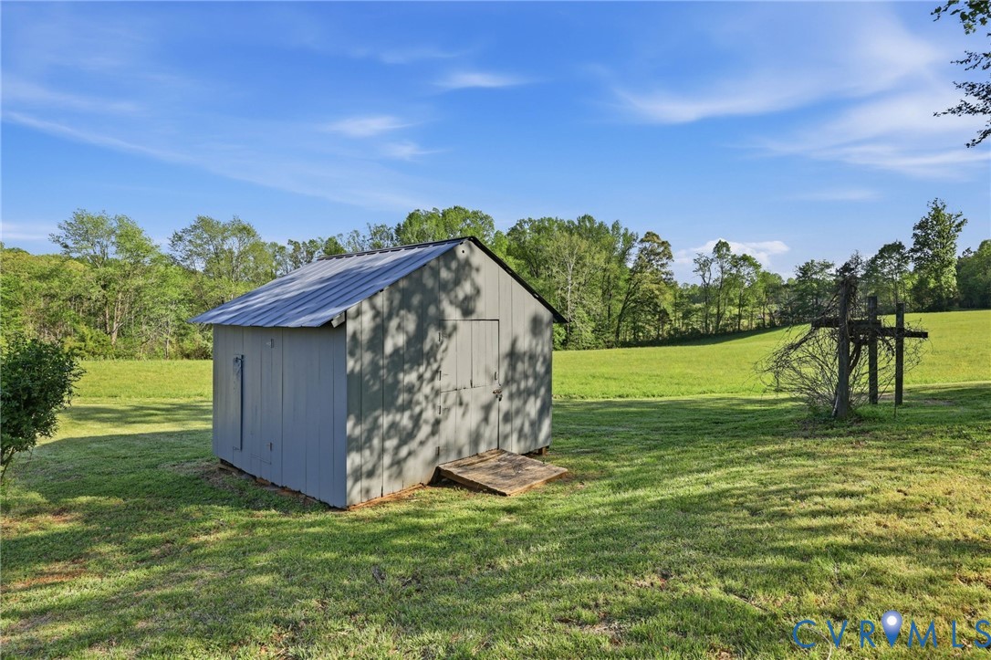334 Pump Road New Canton, VA 23123 - Photo 37 of 74 a view of a tiny house with a big yard