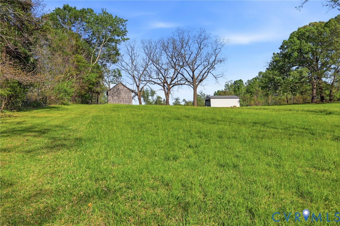 334 Pump Road New Canton, VA 23123 - Photo 48 of 74 a view of a big yard with plants and large trees
