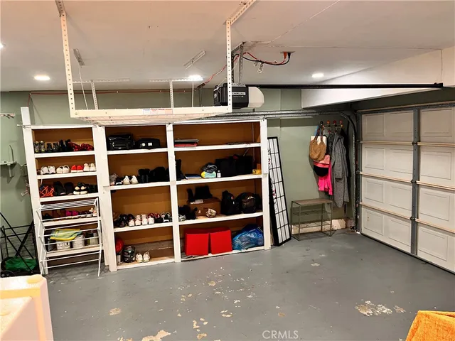 a view of storage and utility room