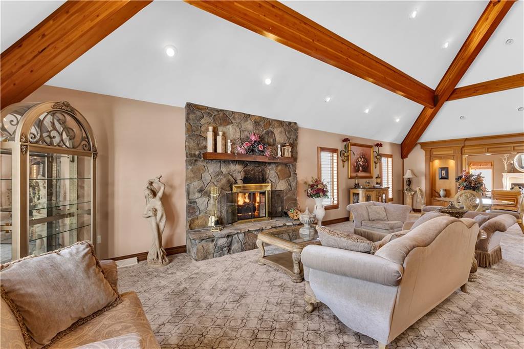 204 South Links Avenue Butler, PA 16001 - Photo 23 of 49 a living room with fireplace furniture and a large window