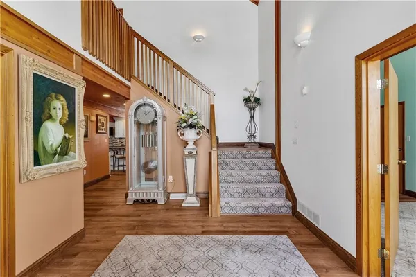 a view of an entryway door