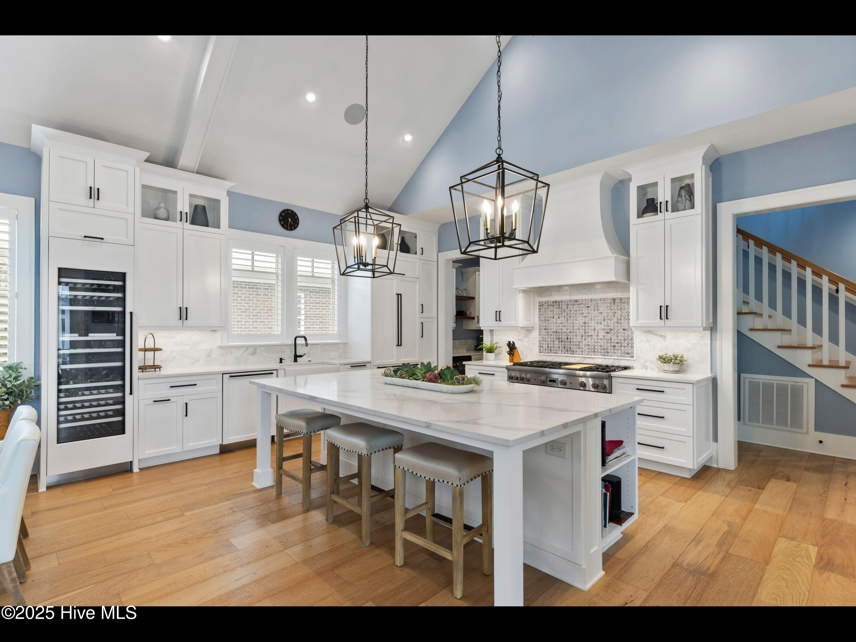 1012 Midnight Channel Road Wilmington, NC 28403 - Photo 28 of 105 Spacious Kitchen With 72 Bottle Wine Refrigerator