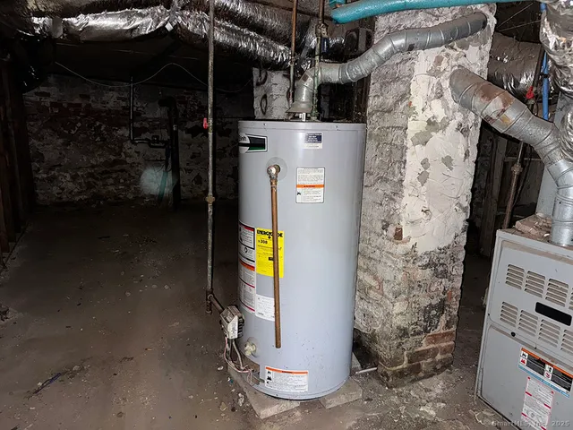 a view of water heater room