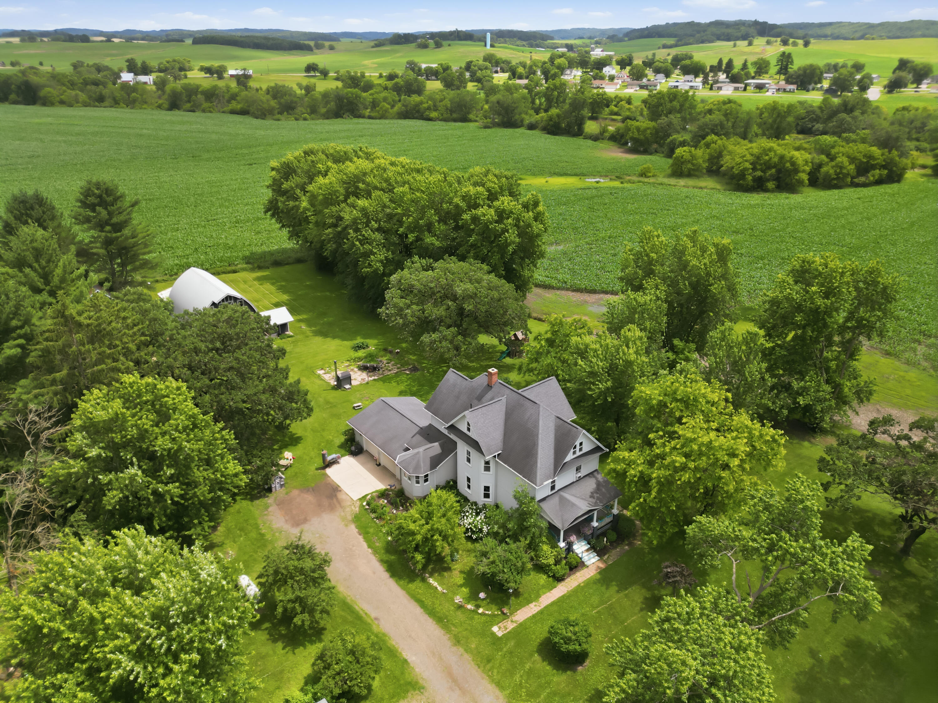 N40496 Christopherson Road Pigeon, WI 54758 - Photo 55 of 57 0A-Aerial-6-jpg