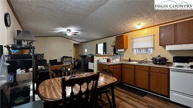 a kitchen with granite countertop lots of counter top space