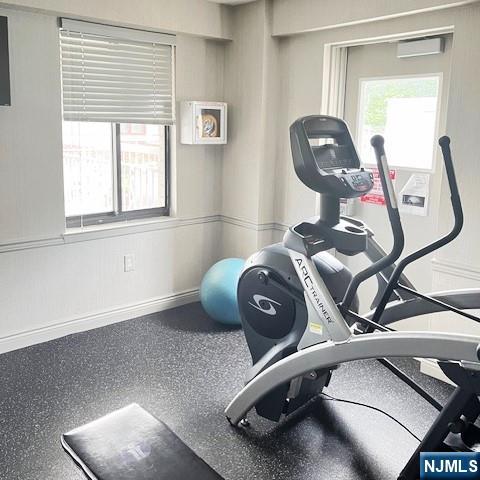 307 Prospect Avenue, Unit 9A Hackensack, NJ 07601 - Photo 20 of 29 a view of a room with gym equipment