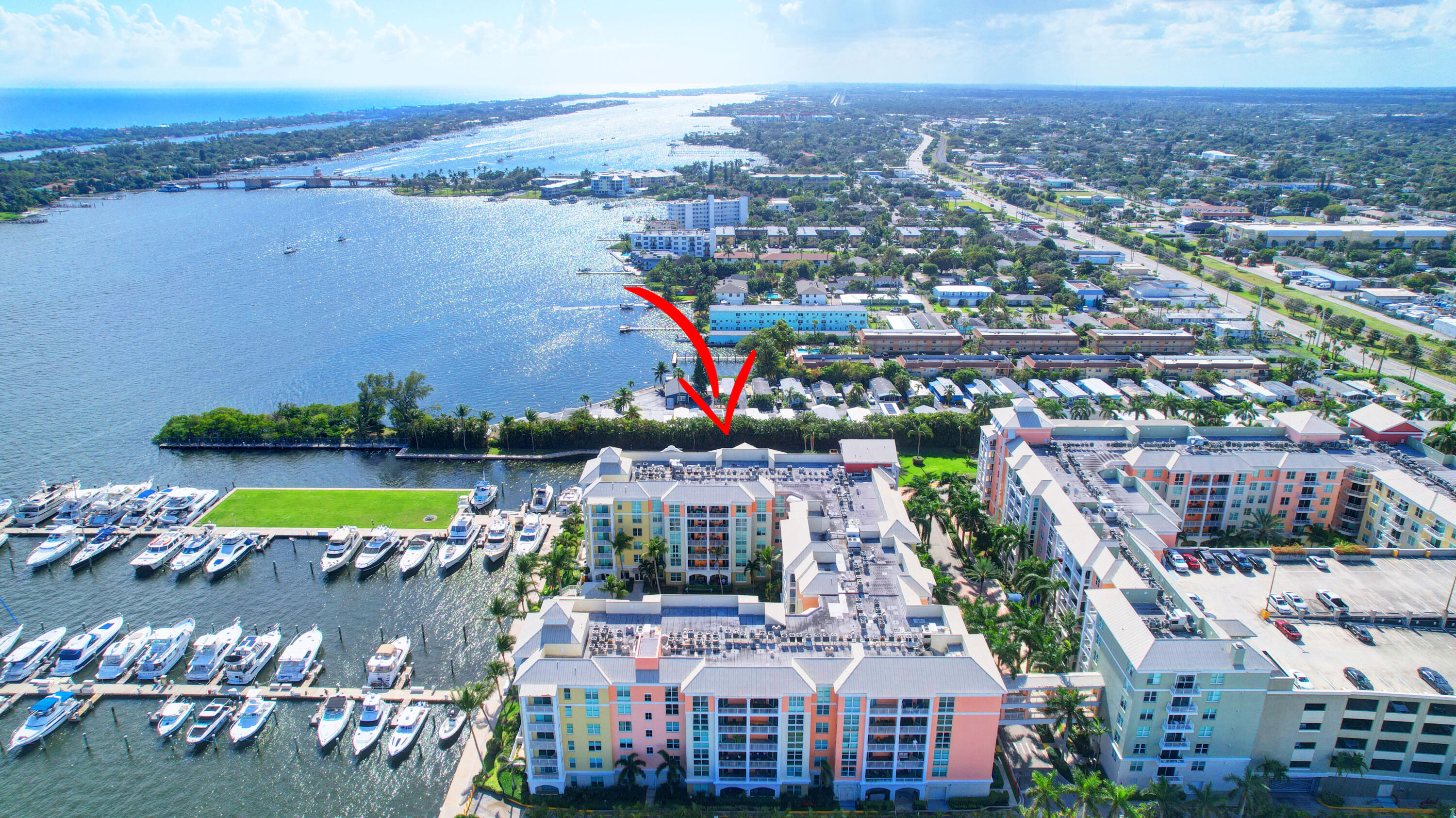 806 East Windward Way, Unit 323 Lantana, FL 33462 - Photo 32 of 32 Aerial