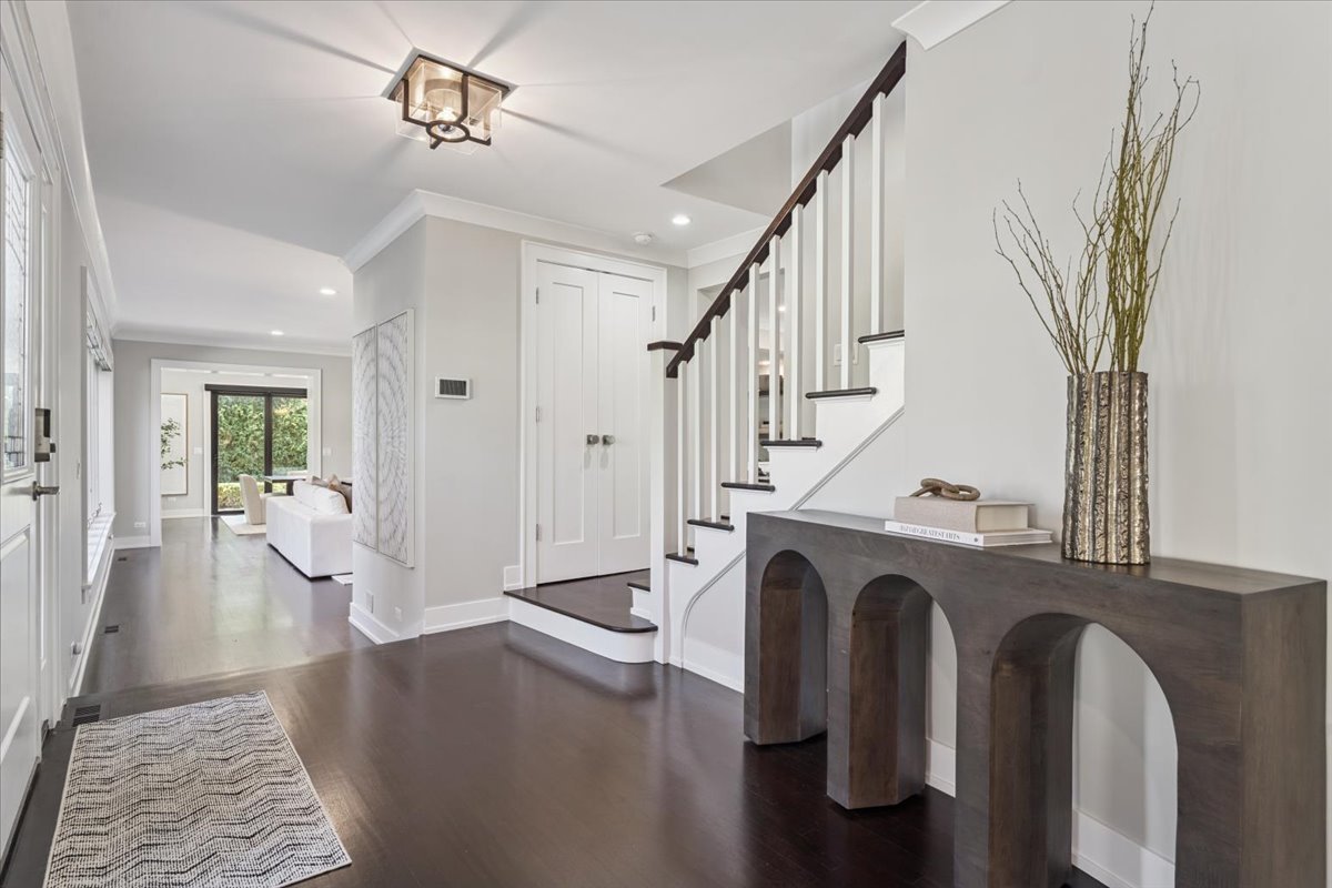 331 Sheridan Road Winnetka, IL 60093 - Photo 6 of 82 a view of entryway and hall with wooden floor