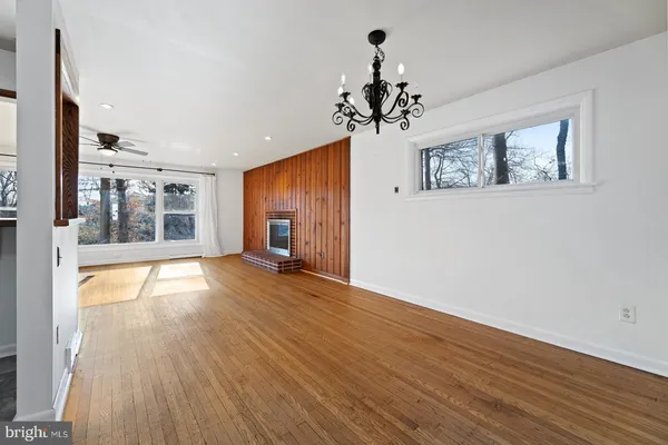 wooden floor in an empty room