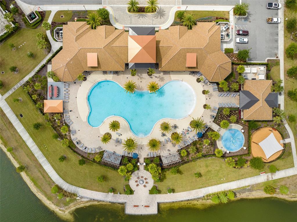 2449 Varenna Loop Kissimmee, FL 34741 - Photo 23 of 25 an aerial view of a swimming pool