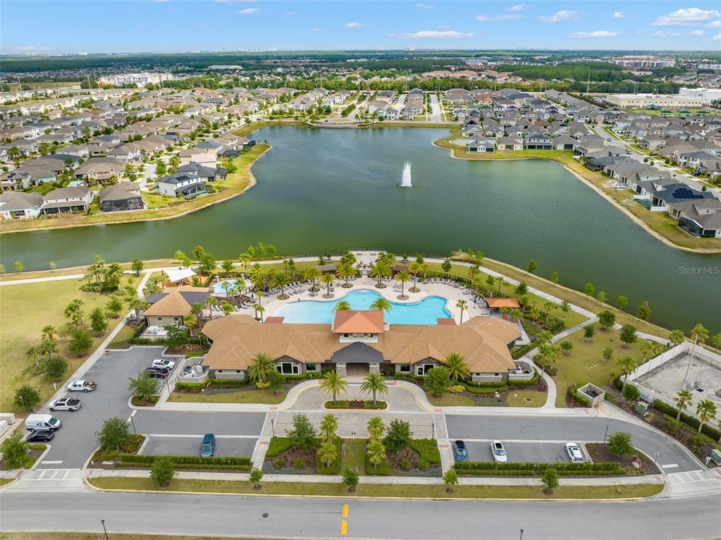 2449 Varenna Loop Kissimmee, FL 34741 - Photo 25 of 25 an aerial view of residential houses with outdoor space