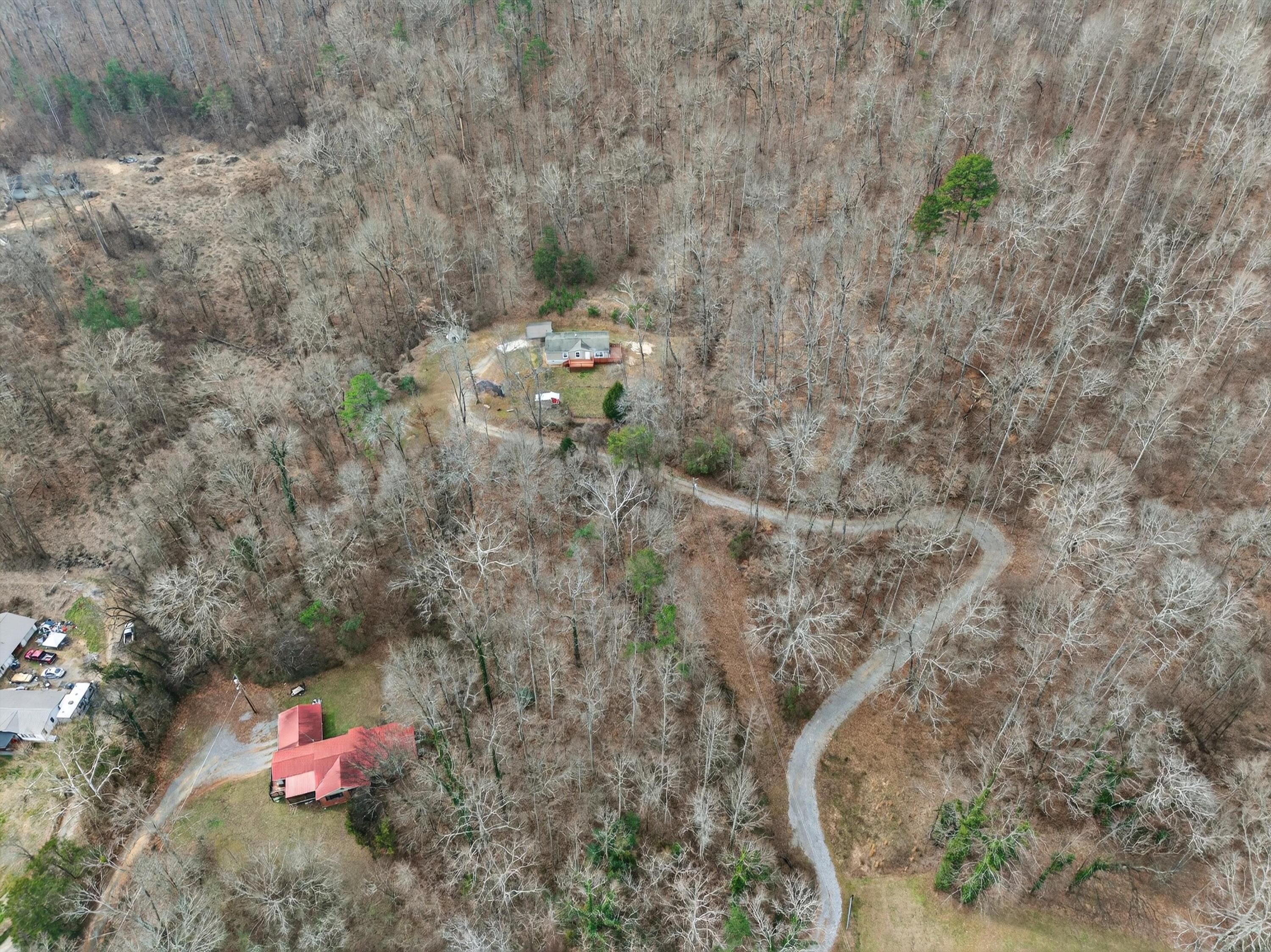 1070 North Pryor Cove Road Jasper, TN 37347 - Photo 19 of 35 Aerial view of driveway