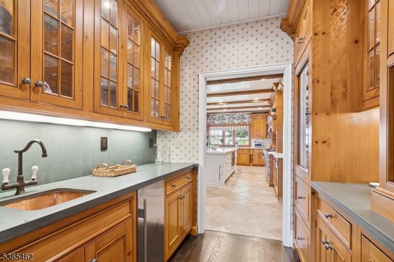 119 Mosle Road Far Hills, NJ 07931 - Photo 14 of 50 a kitchen with a sink and a window