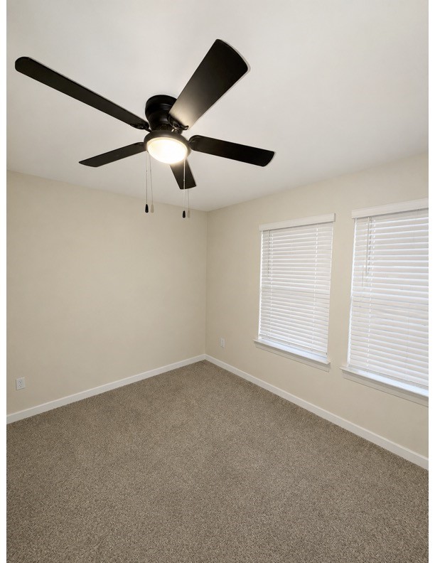 16 Desert Spring Lane Manvel, TX 77578 - Photo 6 of 11 This bedroom feels airy and bright, with large windows capturing plenty of daylight and a ceiling fan adding a gentle touch of breeze.
