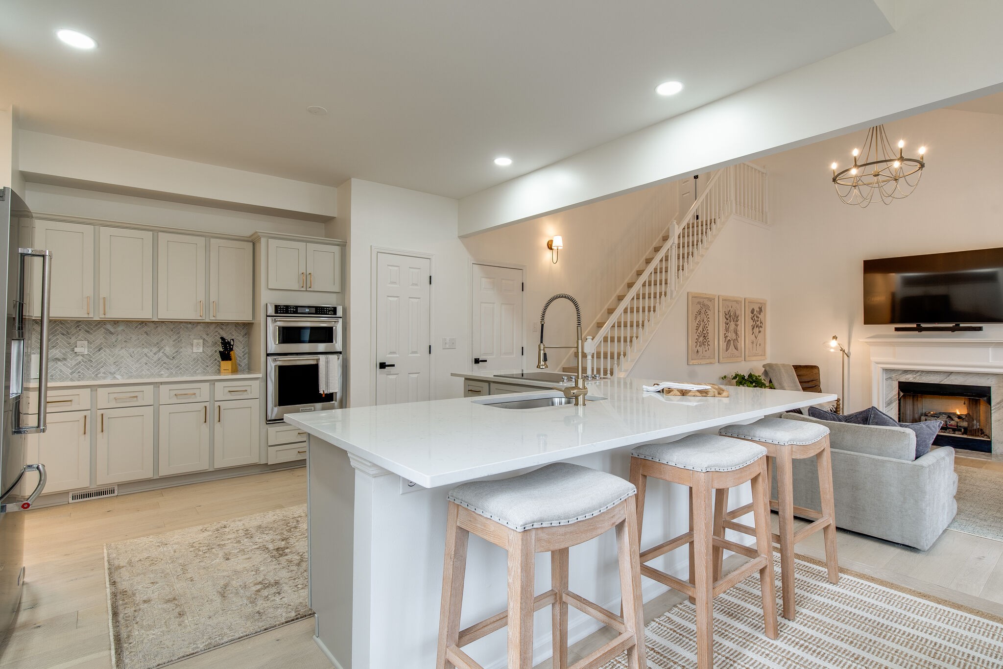 134 Stanwick Drive Franklin, TN 37067 - Photo 13 of 46 a kitchen with appliances a sink and cabinets