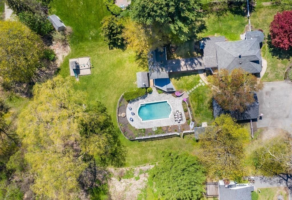 207 Highland Road Andover, MA 01810 - Photo 35 of 35 an aerial view of residential house with outdoor space and swimming pool