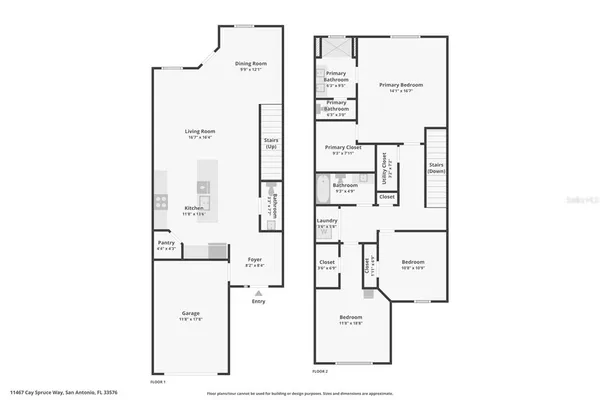 $2,300 | 11467 Cay Spruce Way, San Antonio, FL 33576