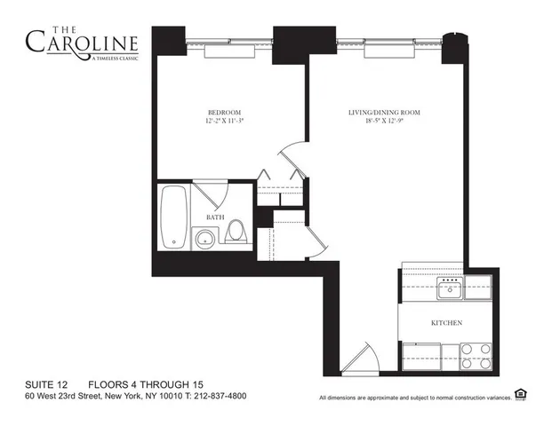 $5,700 | 60 West 23rd Street, Unit 1512 | Flatiron
