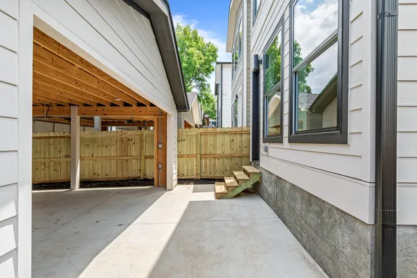 a view of under construction room and staircase