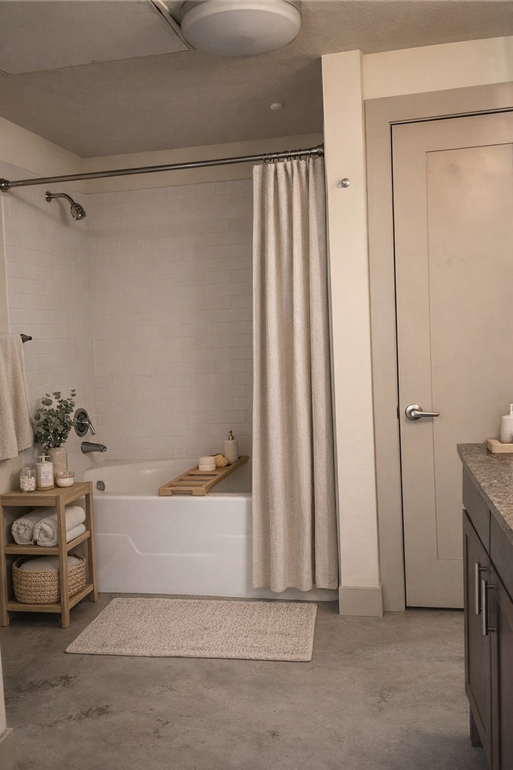 3016 Guadalupe Street, Unit 203 Austin, TX 78705 - Photo 8 of 16 a bathroom with a bathtub and shower