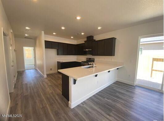 897 Agate Way Fernley, NV 89408 - Photo 4 of 8 a view of kitchen with sink and wooden floor