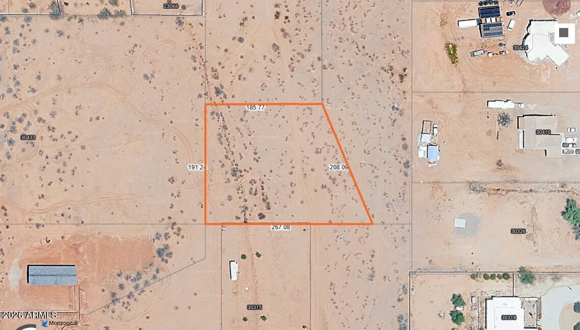 2300 West Montgomery Road, Unit 5 Wittmann, AZ 85361 - Photo 2 of 18 Lot with Dimensions_Montgomery Lot 5