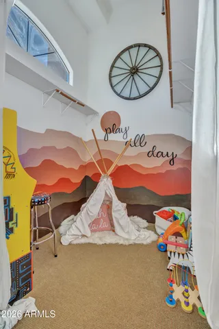 a view of balcony with furniture and outdoor space