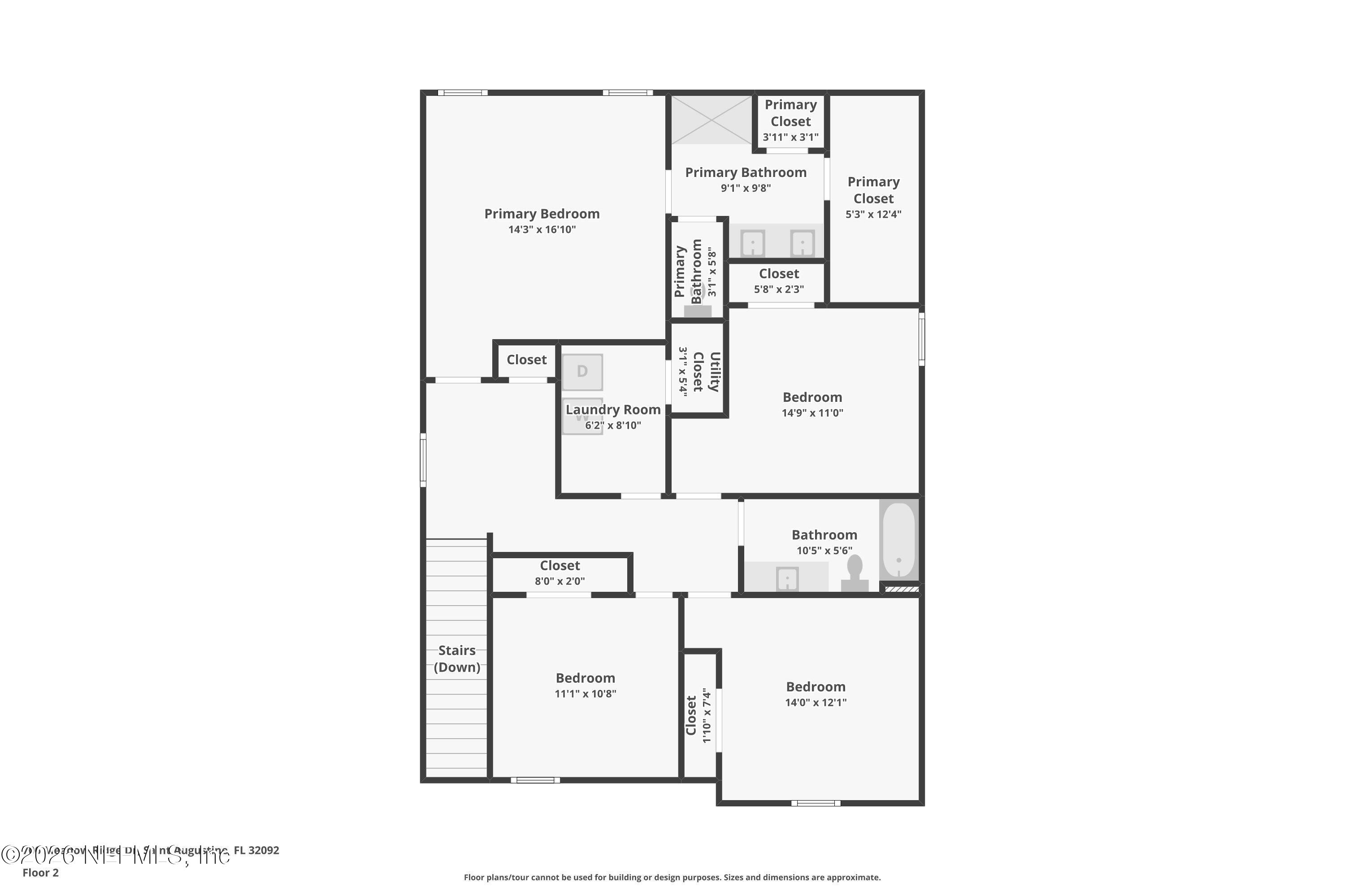 706 Meadow Ridge Drive St. Augustine, FL 32092 - Photo 66 of 67 2-floor-2