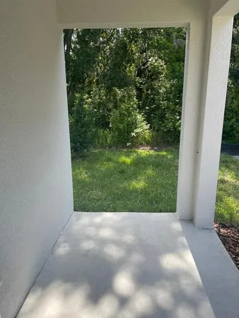 a view of a garden