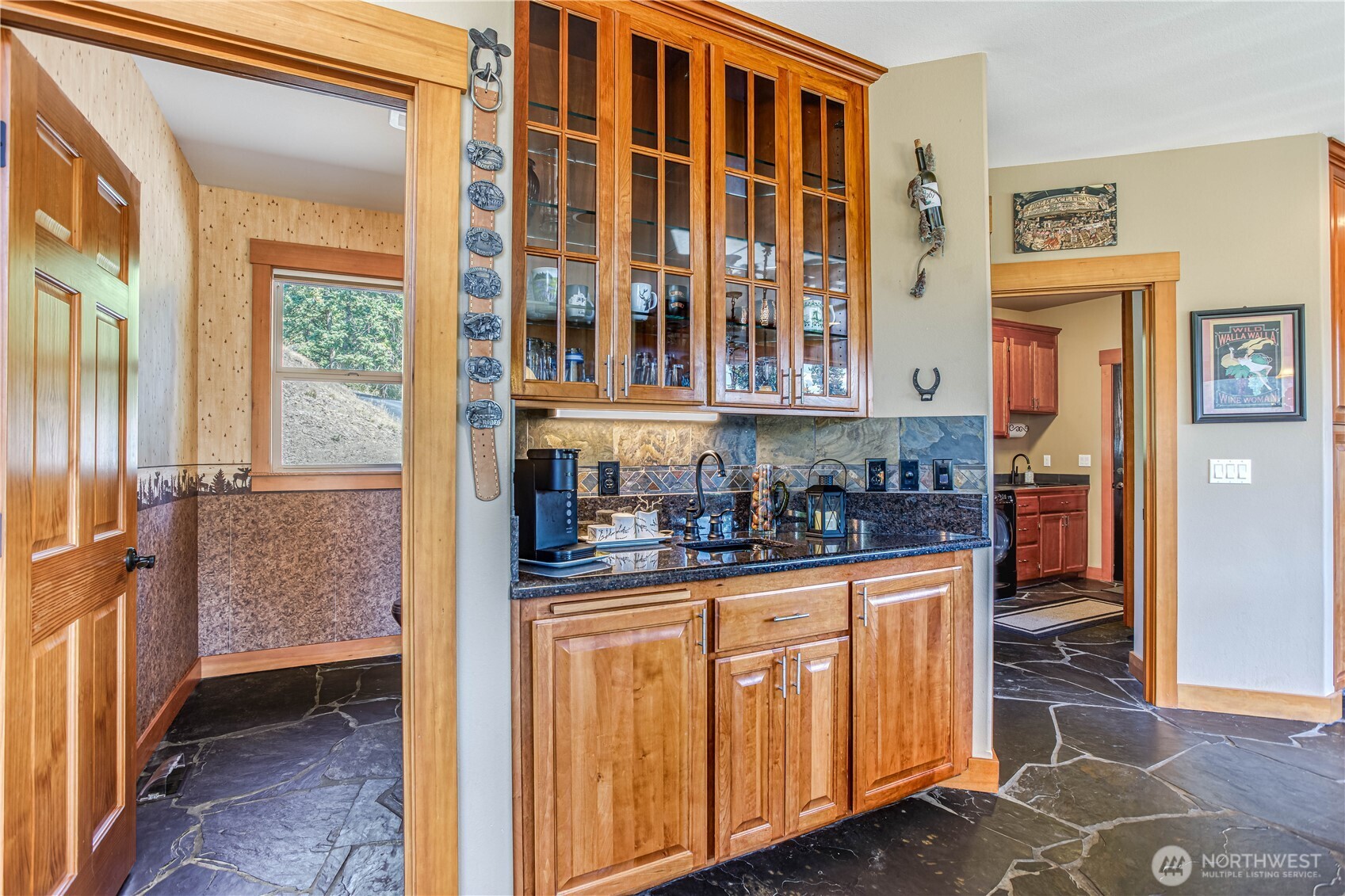 145 Lava Lane Ronald, WA 98940 - Photo 17 of 39 a kitchen with stainless steel appliances granite countertop a refrigerator and a stove