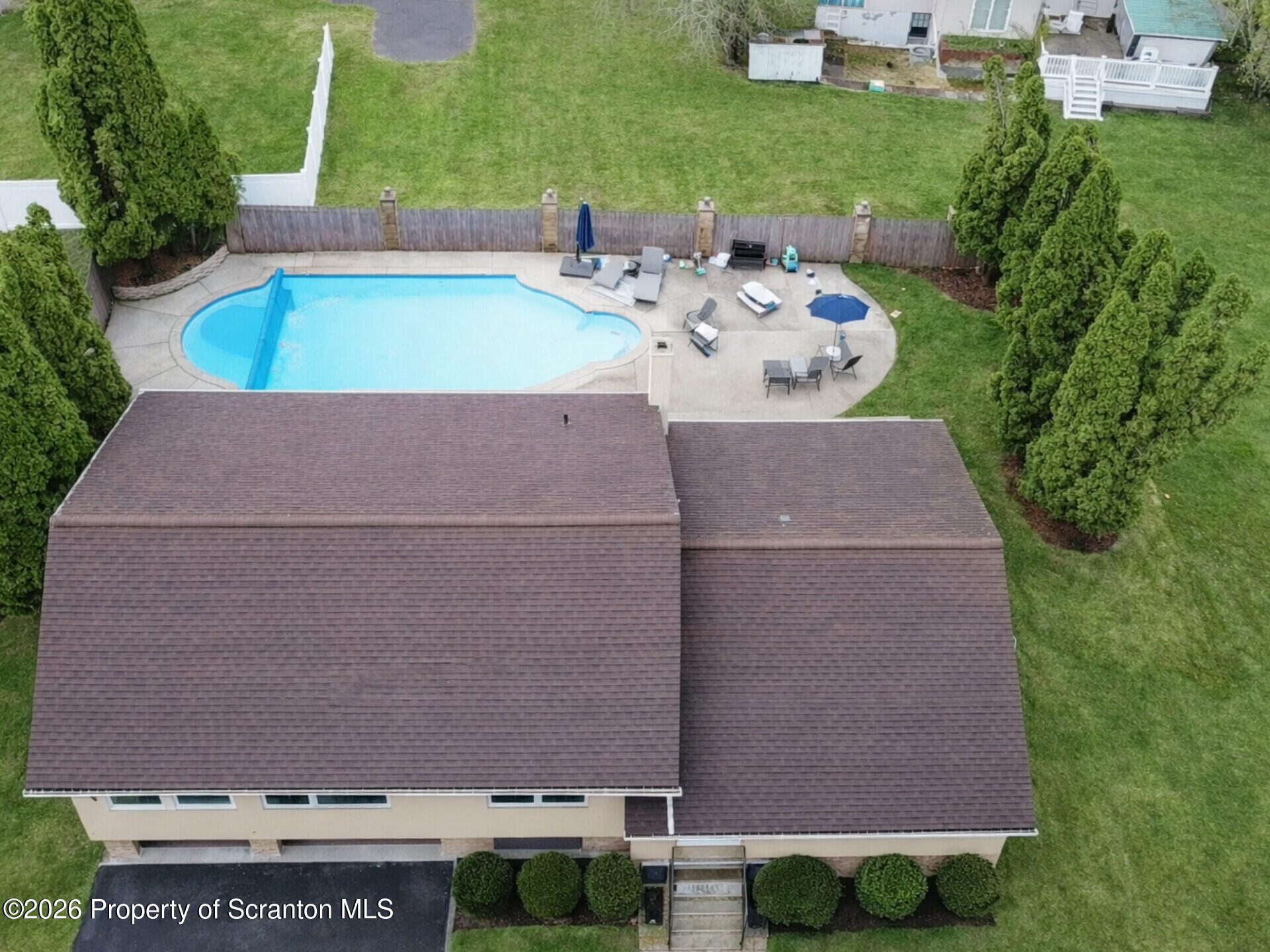 215 Lake Scranton Road Scranton, PA 18505 - Photo 24 of 25 an aerial view of a house with yard
