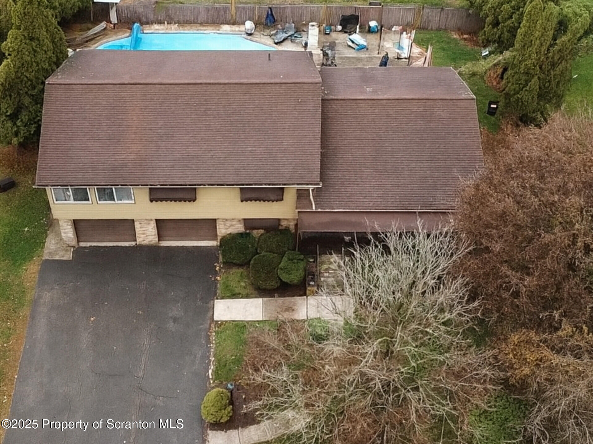 215 Lake Scranton Road Scranton, PA 18505 - Photo 3 of 31 an aerial view of a house with a yard