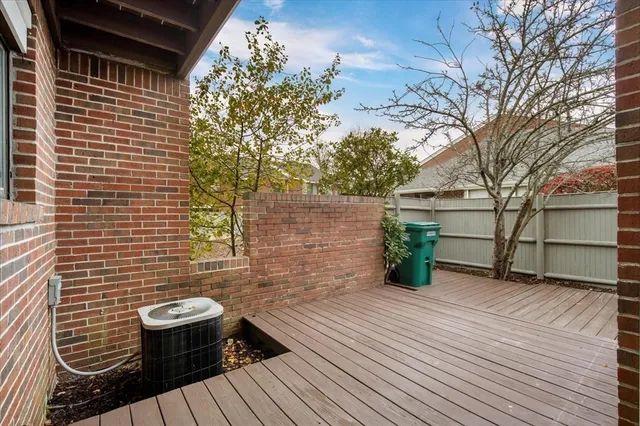 a view of outdoor space and deck