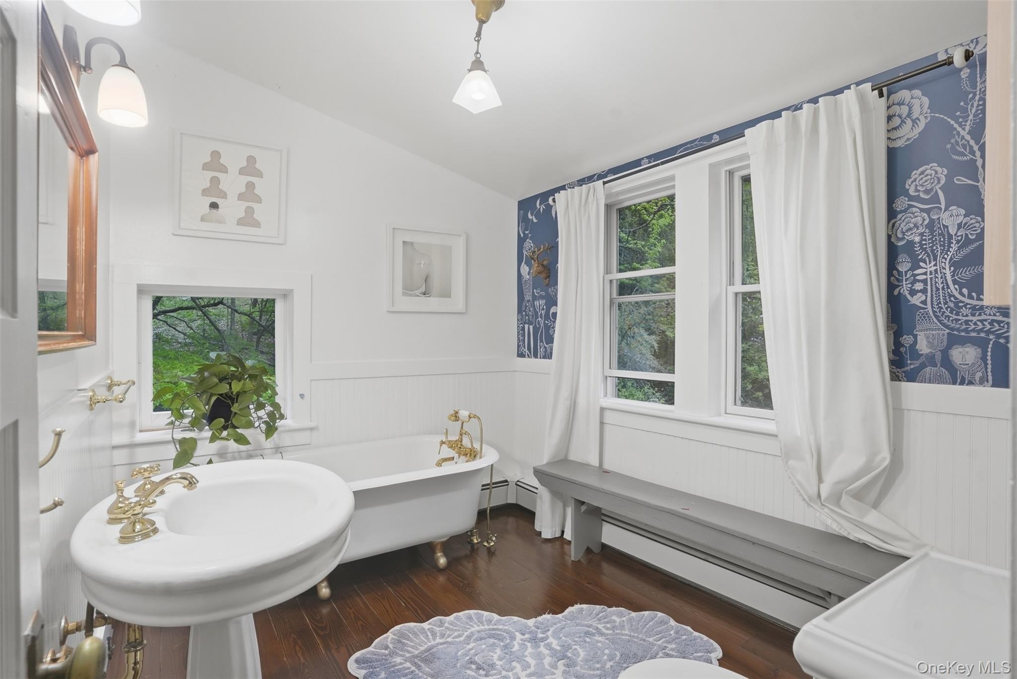 726 Wittenberg Road Mount Tremper, NY 12457 - Photo 22 of 32 a bathroom with a sink and a mirror