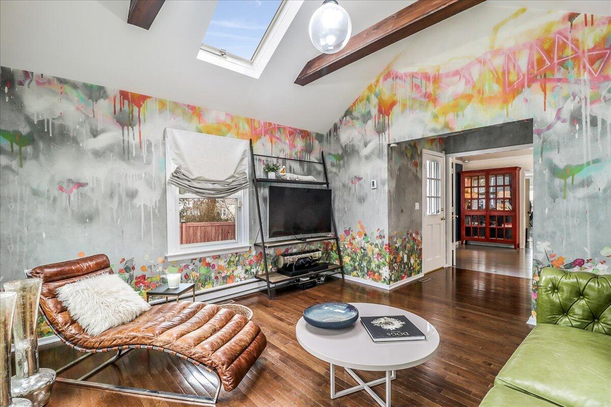 212 West Avenue Darien, CT 06820 - Photo 16 of 40 a living room with furniture and wooden floor