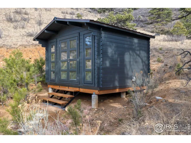 a view of outdoor space with seating area