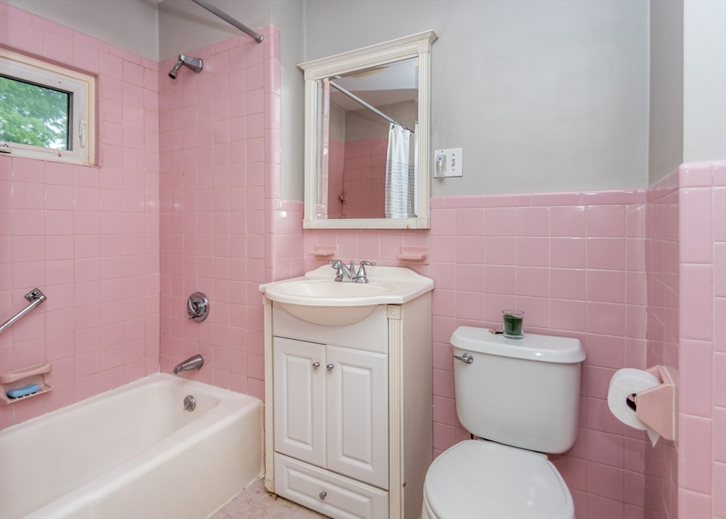 48 Bruce Road Waltham, MA 02453 - Photo 31 of 39 a bathroom with a sink toilet and shower