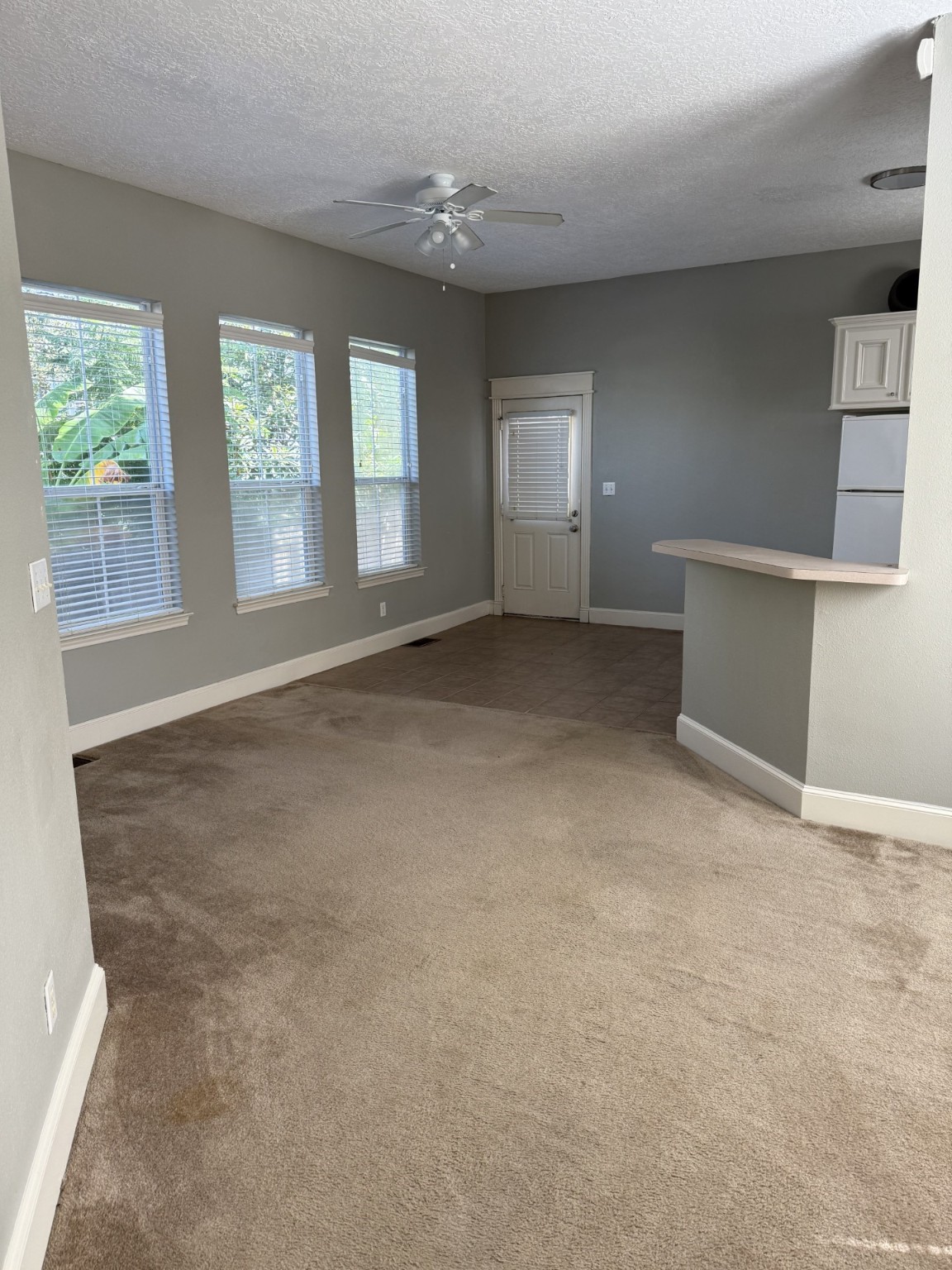 1519 Avenue M, Unit DOWN Galveston, TX 77550 - Photo 7 of 9 an empty room with windows