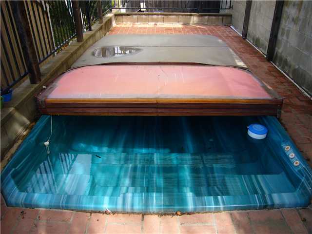 1330 East Fallbrook Street Fallbrook, CA 92028 - Photo 14 of 22 3-levels of Jets for resistance Walking or Swimming. Approx. 8x12by 4ft deep.