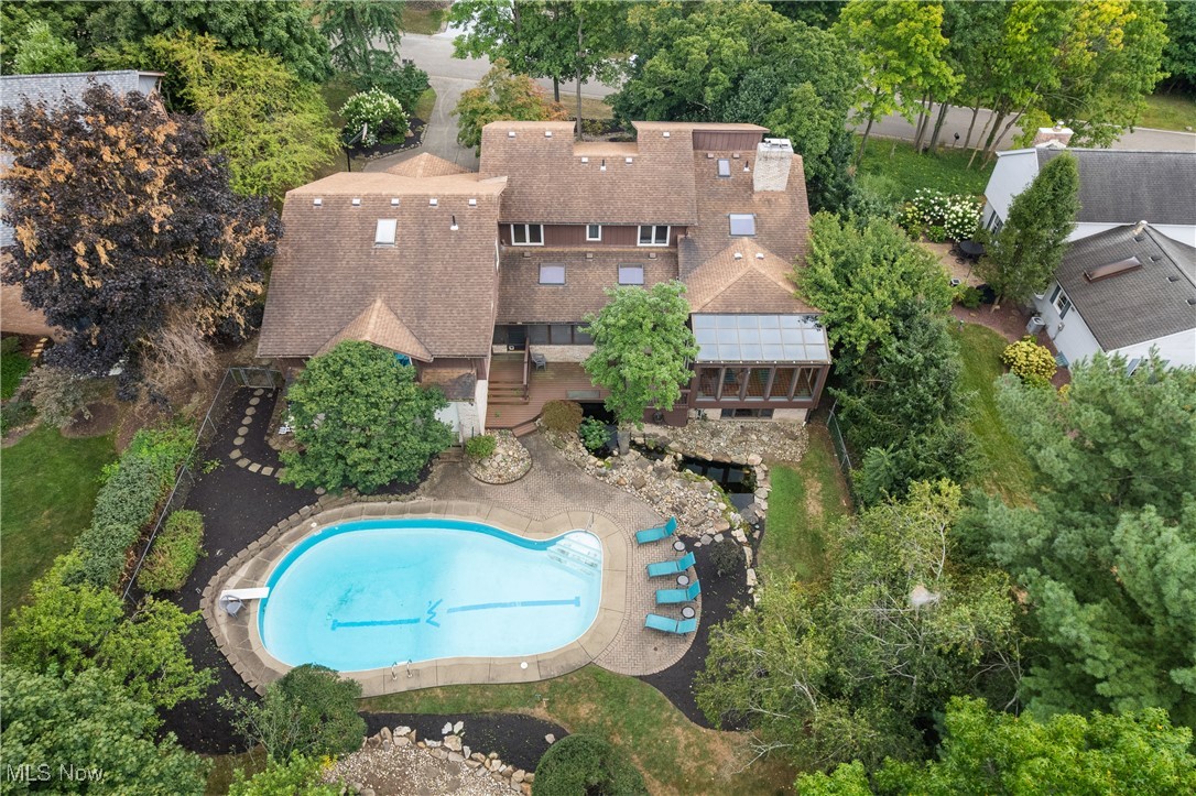 2317 Raintree Street Northeast Canton, OH 44705 - Photo 34 of 40 Aerial view of a pool