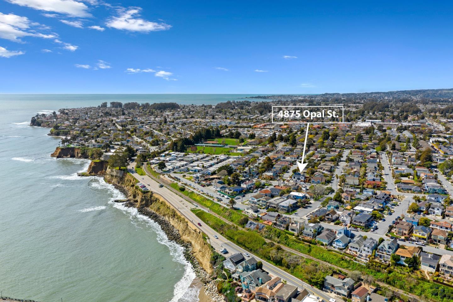 4875 Opal Street Capitola, CA 95010 - Photo 48 of 49 an aerial view of a city