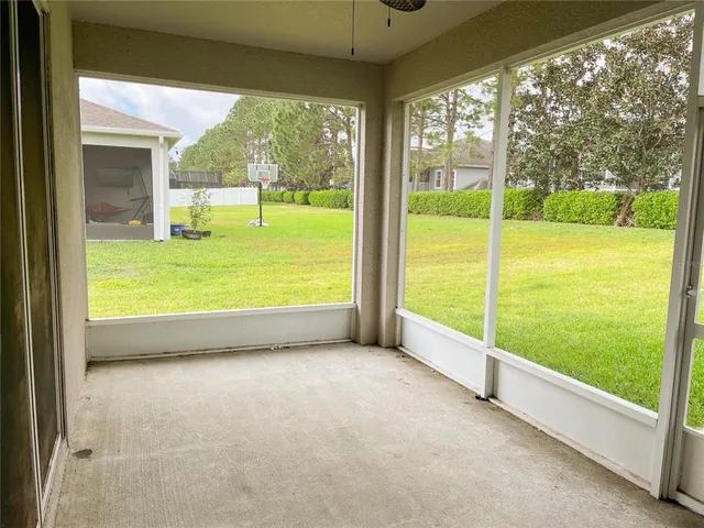 a view of an ocean from a big room