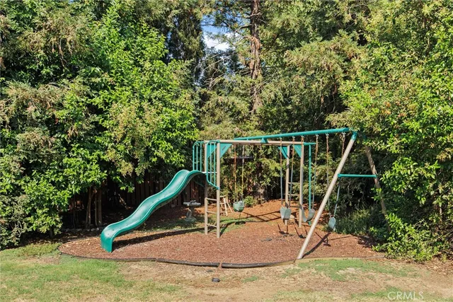 a view of a house with a park