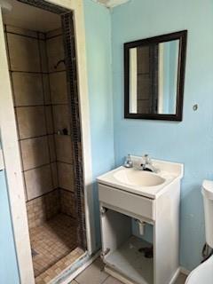 309 Crest Drive Calhoun, GA 30701 - Photo 20 of 23 a bathroom with a sink toilet a mirror and shower