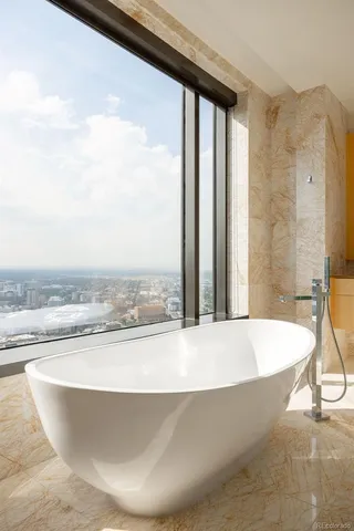 a close view of bathroom