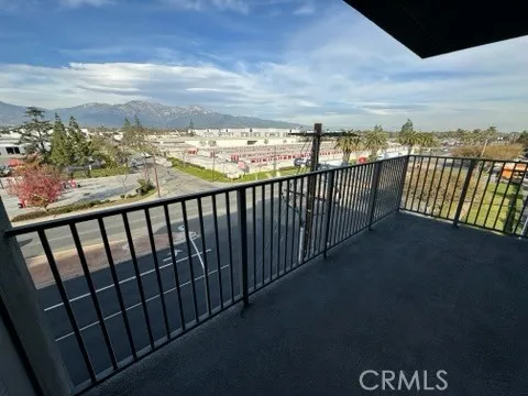a view of city from balcony