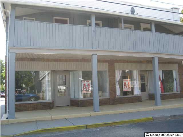 a view of a building entrance