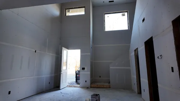 a view of an empty room