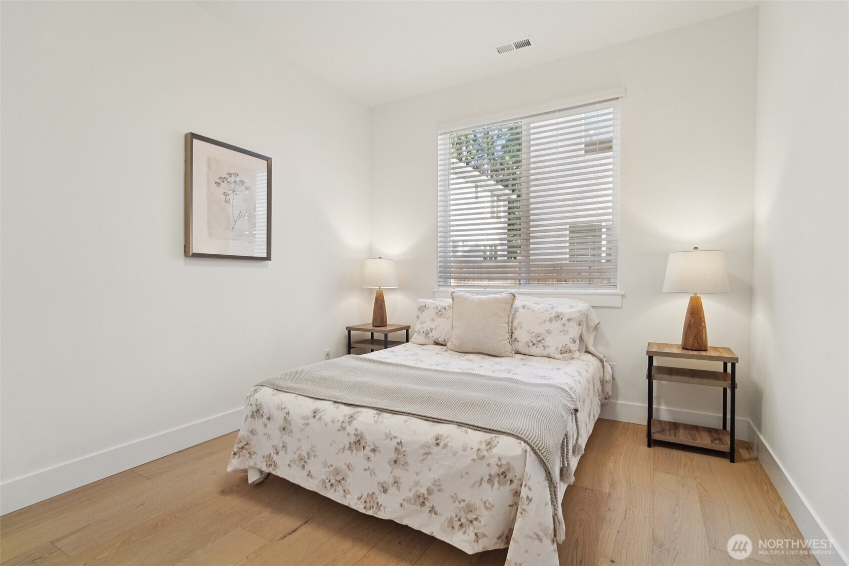 8014 222nd Street Southwest Edmonds, WA 98026 - Photo 10 of 29 a bedroom with a bed and a night stand