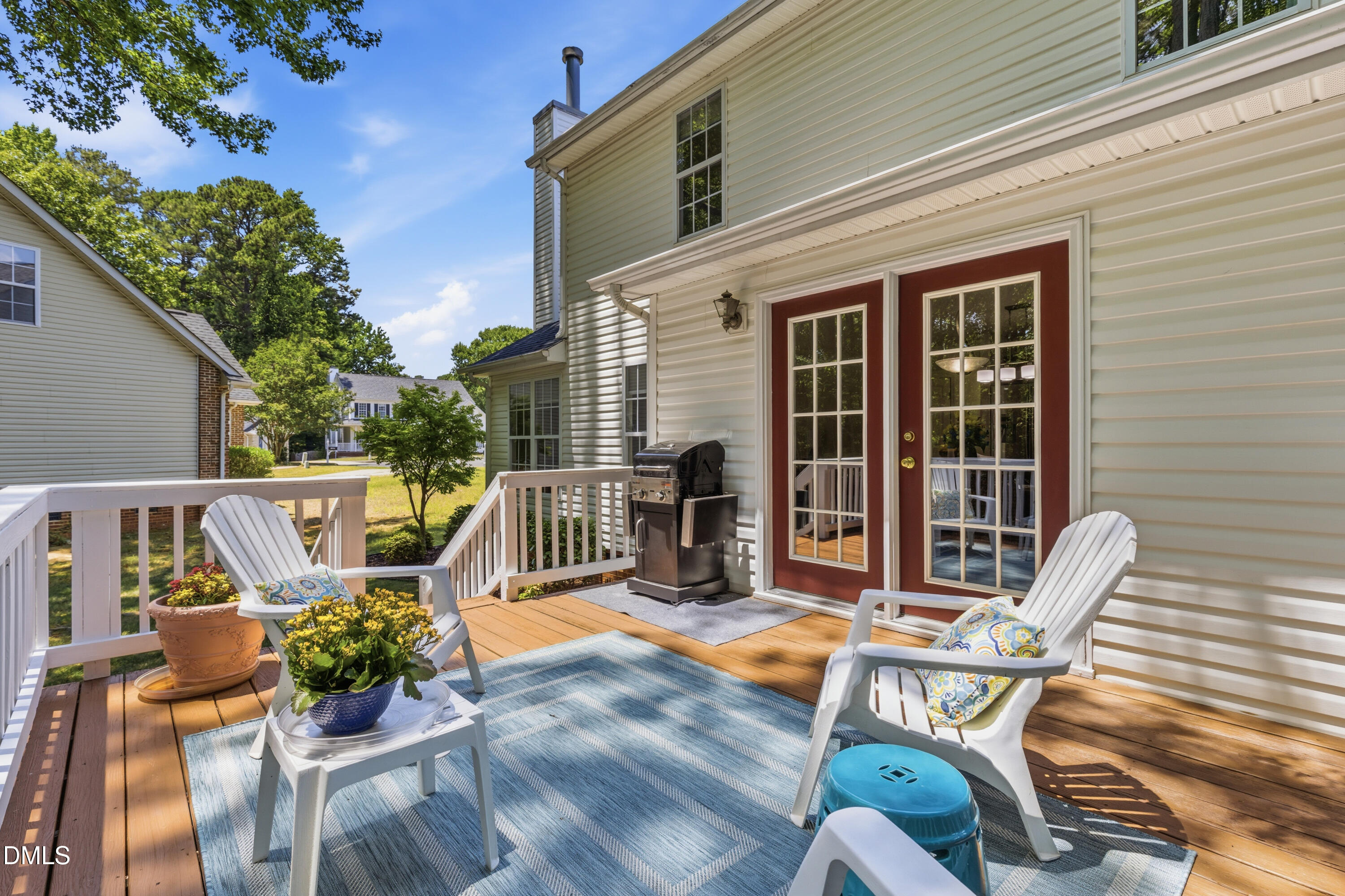 1211 Waterford Green Drive Apex, NC 27502 - Photo 45 of 53 a view of balcony with furniture